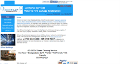 Desktop Screenshot of cleanandclearcleaningservices.com