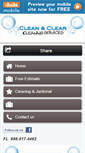 Mobile Screenshot of cleanandclearcleaningservices.com